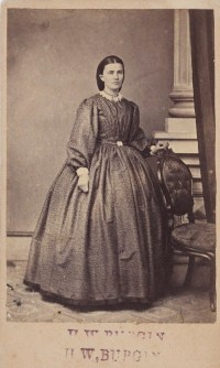 Unidentified female member of the Burgin family of nineteenth-century Parramatta. Old Parramatta. Old Parramattan.