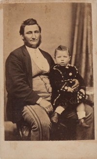 Jack Pye and unidentified child. Parramatta. Old Parramatta. Old Parramattan.