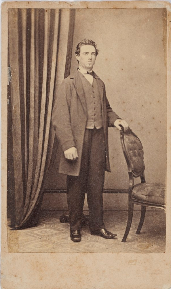 Unidentified male, nineteenth-century Parramatta. 1860s. Old Parramatta. Old Parramattan. Carte-de-visite. Burgin.