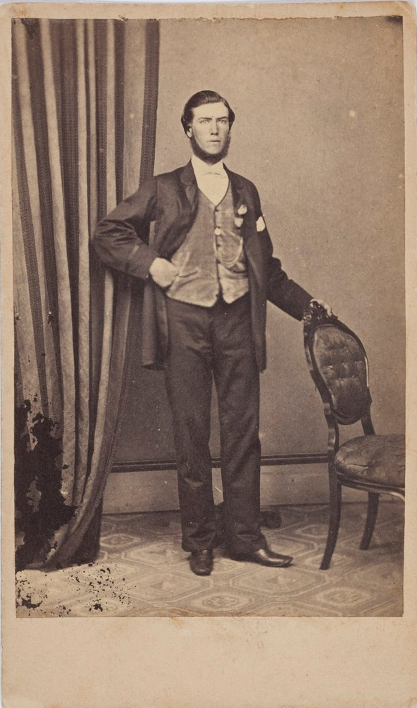 Unidentified male, nineteenth-century Parramatta. 1860s. Old Parramatta. Old Parramattan. Carte-de-visite. Burgin.
