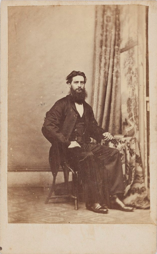 Unidentified male, nineteenth-century Parramatta. 1860s. Old Parramatta. Old Parramattan. Carte-de-visite. Burgin.