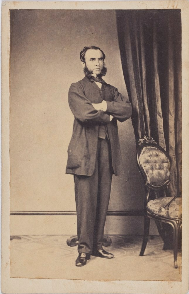 Unidentified male, nineteenth-century Parramatta. 1860s. Old Parramatta. Old Parramattan. Carte-de-visite. Burgin.