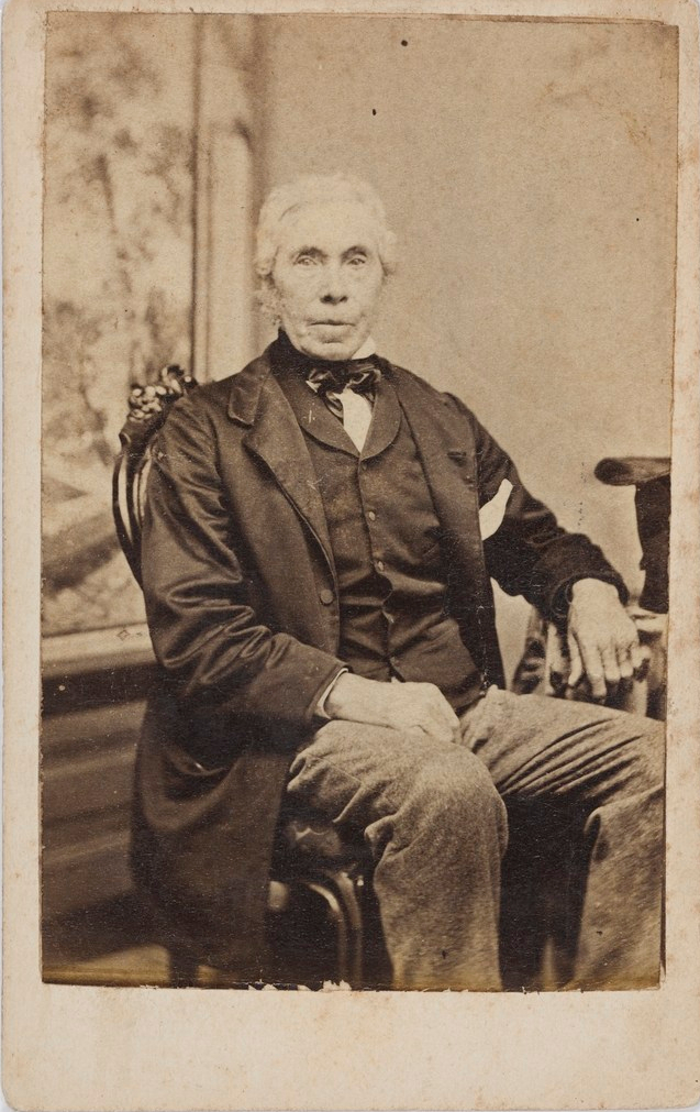 Unidentified male, nineteenth-century Parramatta. 1860s. Old Parramatta. Old Parramattan. Carte de visite. Burgin.