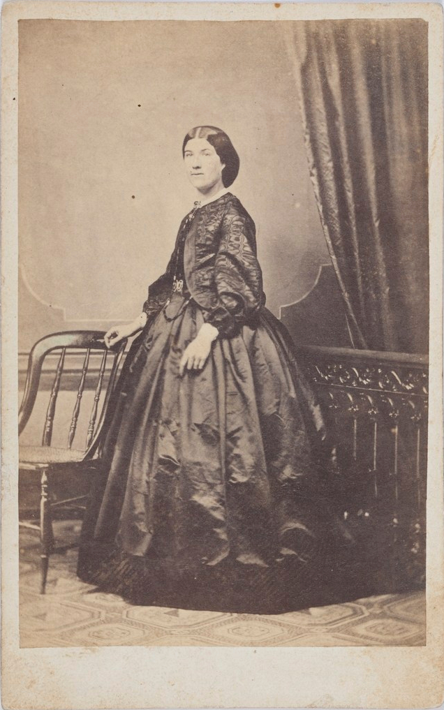 Unidentified female, nineteenth-century Parramatta. 1860s. Old Parramatta. Old Parramattan. Carte de visite. Burgin.