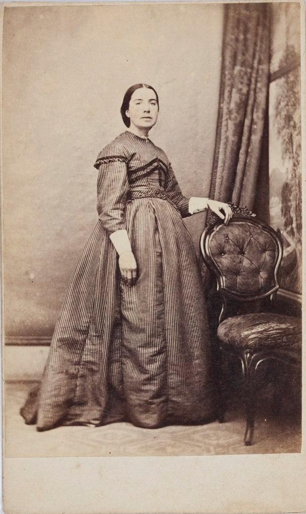 Unidentified female, nineteenth-century Parramatta. 1860s. Old Parramatta. Old Parramattan. Carte de visite. Burgin.