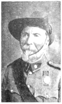 Sergeant Charles Cawood in later years (c.1905). He served more than 50 years continuous service in the Parramatta Volunteer Company. Old Parramatta. Old Parramattan.