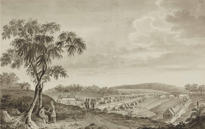 Fernando Brambila, Sketch of Parramatta, April 1793, Map Library, MAPS T.TOP.124 SUPP F44. © British Library Board.